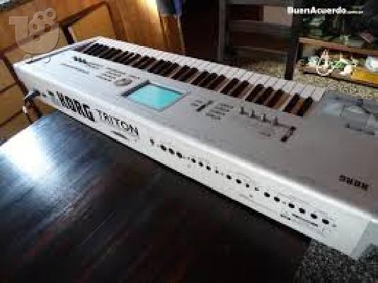 Ανταλλαγη korg tritοn classic v2+scsi ram 64mb+ηχεια lem300 με korg pa800 ή korg pa500...